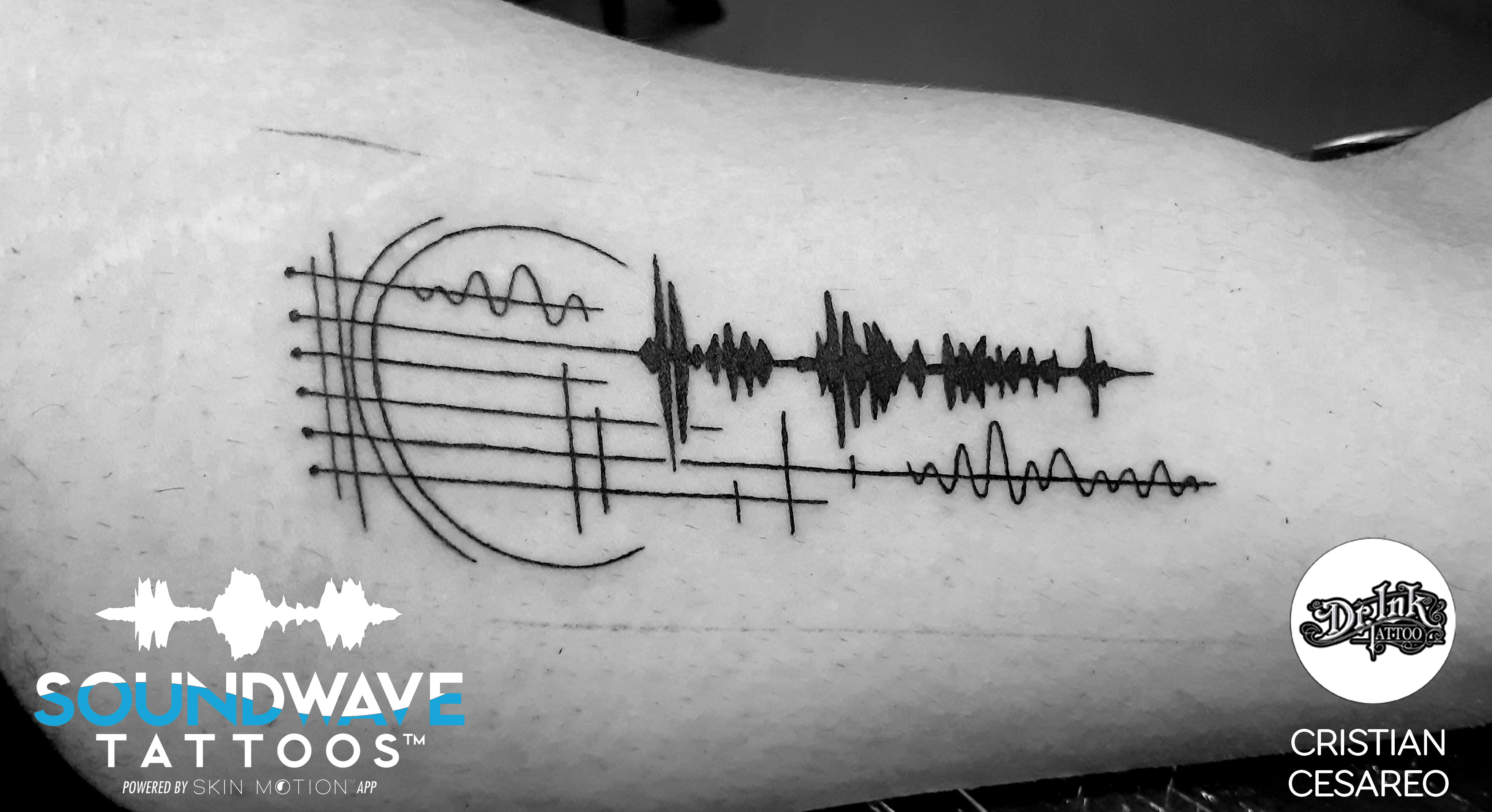 SoundWave Tattoo | Tatuaggi Sonori | Dr. Ink Studio